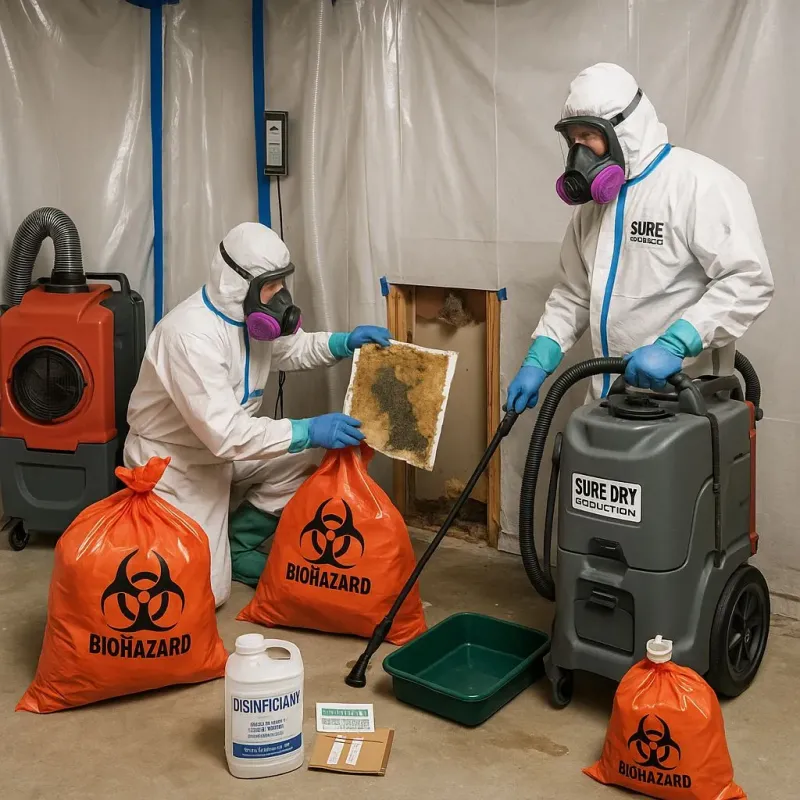 Contaminated Water Handling Protocols process in Alma, NE